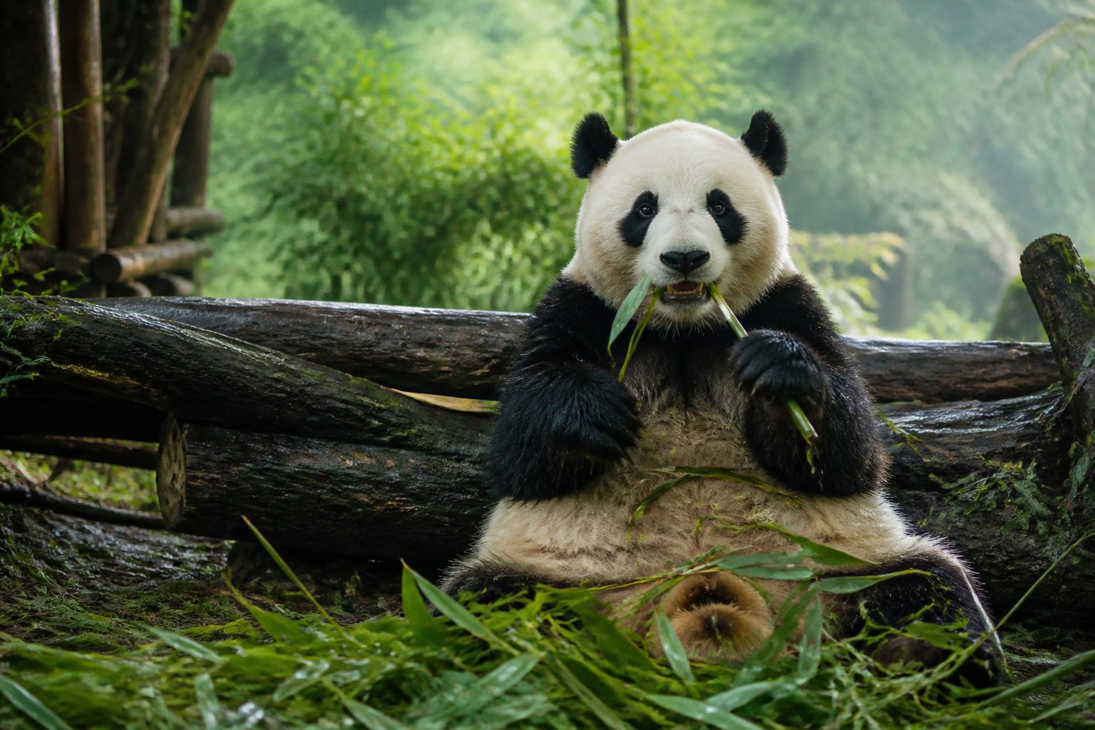Giant Pandas in Chengdu
