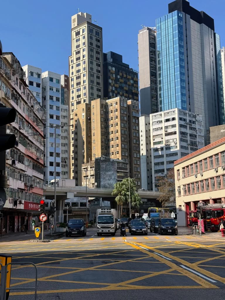 Urban canyon, old and new