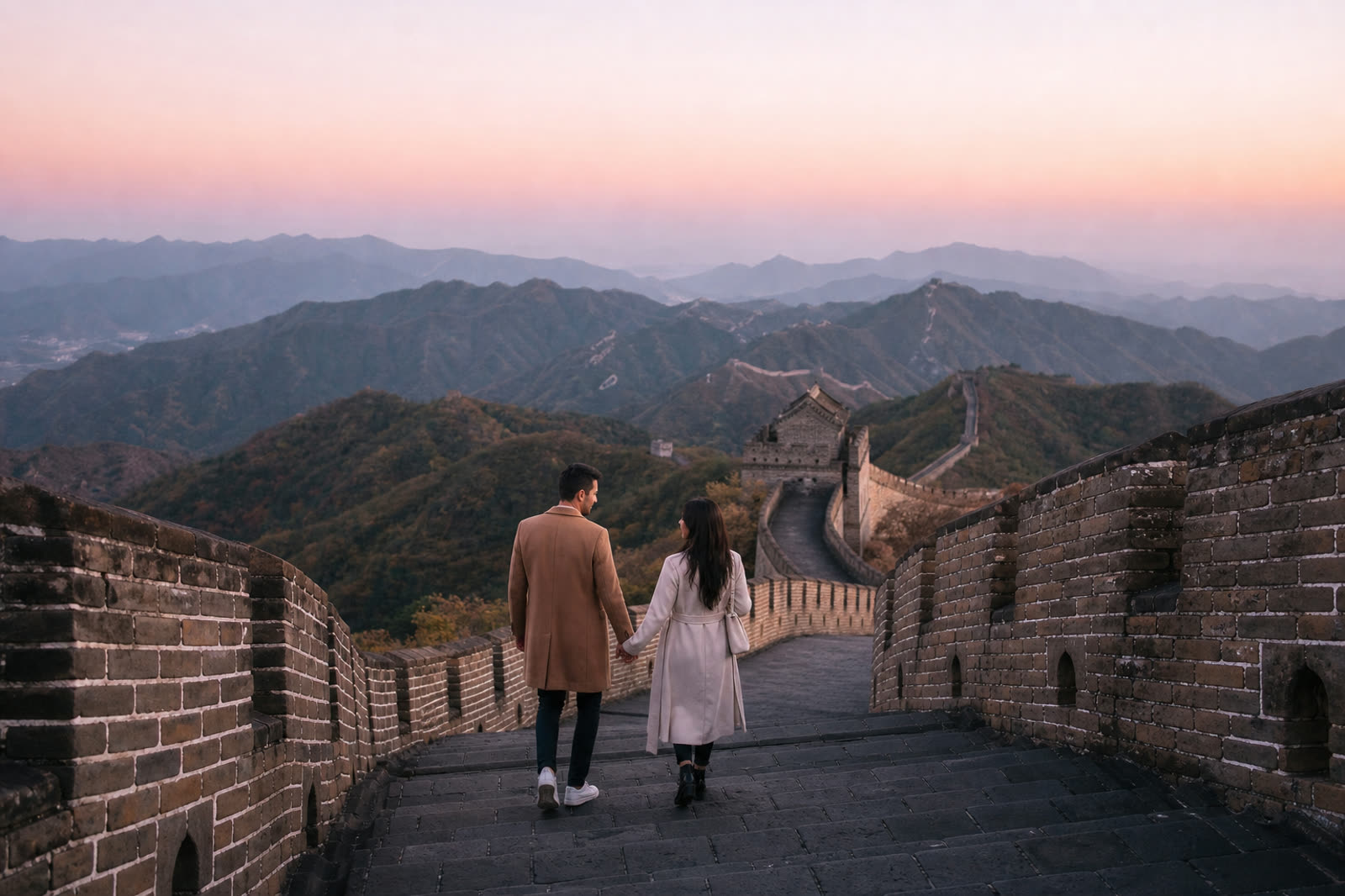 Great Wall at dawn