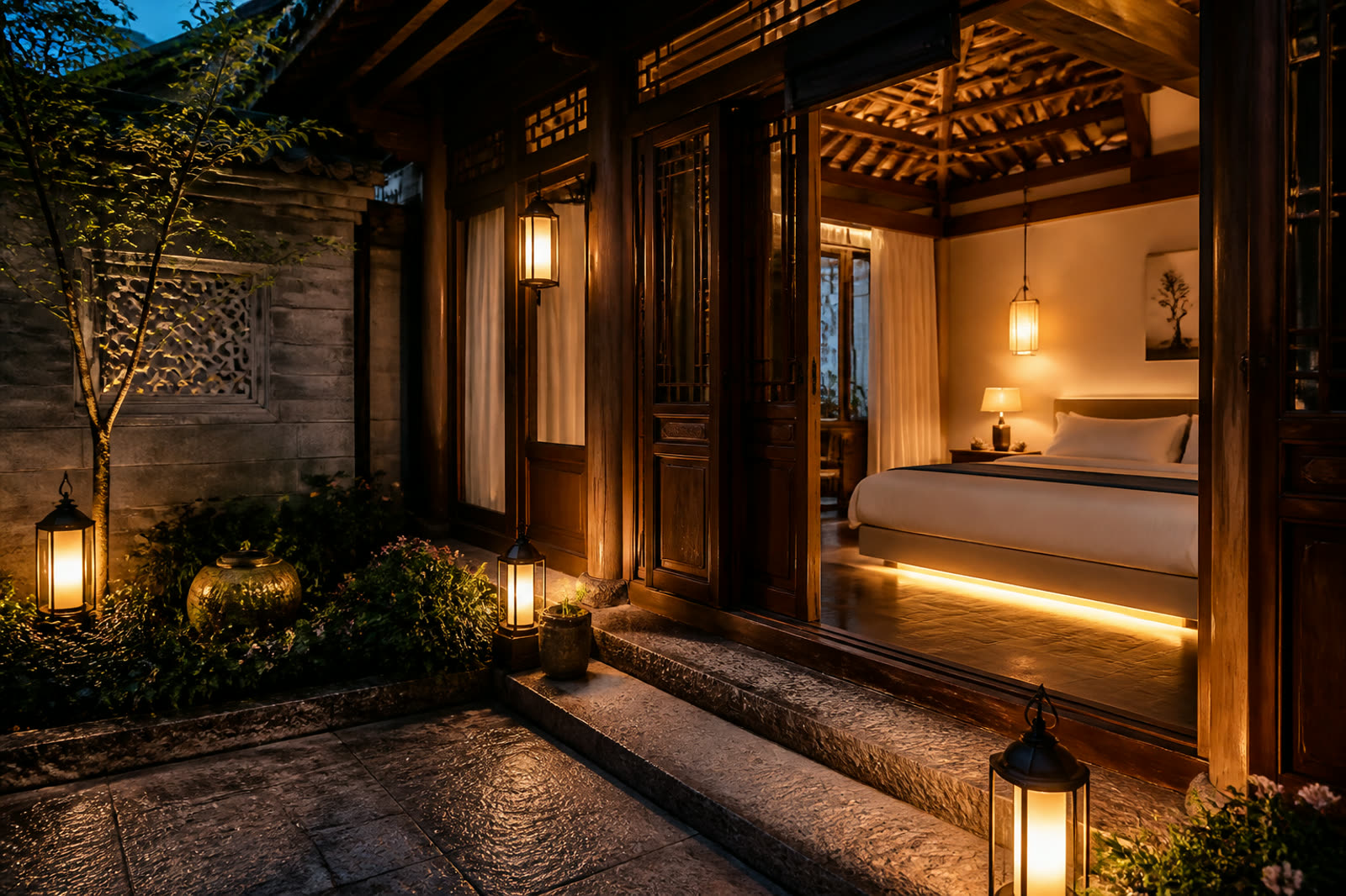 Courtyard suite