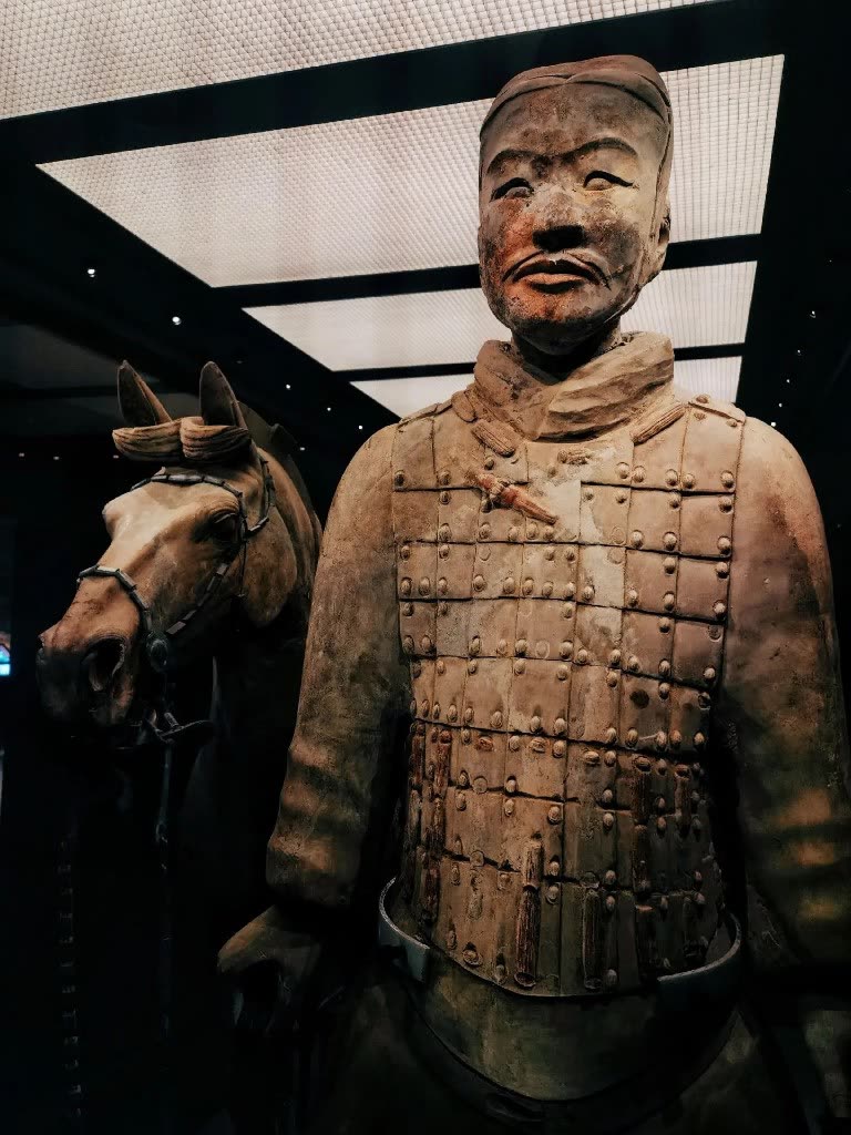 Warrior and horse
