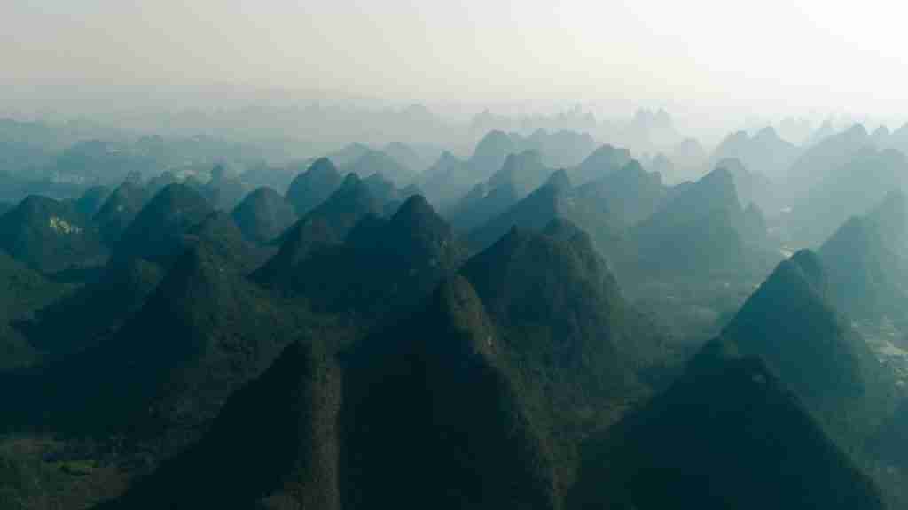 Karst peaks along the Li River, Guilin